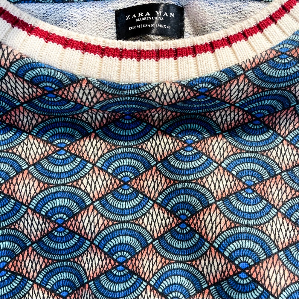 ZARA MAN Patterned Sweater (M)